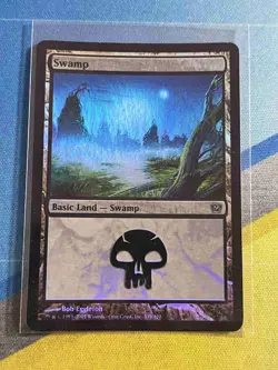 Magic the Gathering MTG 9th Edition SWAMP #339 Foil - Image 1
