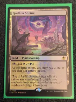 Godless Shrine *Rare* Magic MtG x1 Edge of Eternities Foil NM - Image 1