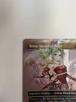 MTG - Terra, Herald of Hope (Borderless - Surge Foil) Final Fantasy #212 - Image 3