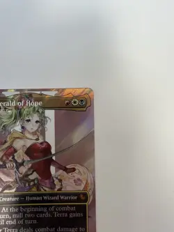 MTG - Terra, Herald of Hope (Borderless - Surge Foil) Final Fantasy #212 - Image 4