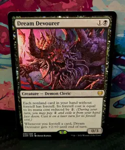 magic the gathering - Dream Devourer - Demon Cleric - Rare - Black - Swamp - Image 1