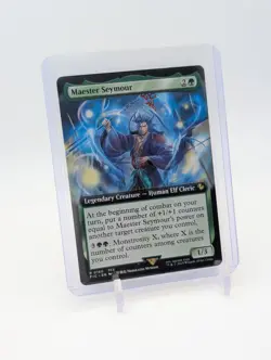 MTG - Maester Seymour - Extended Art Rare #160 Commander: Final Fantasy NM - Image 1