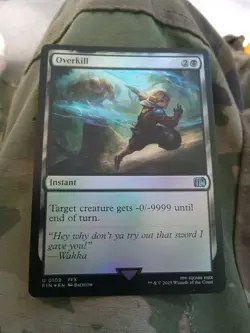 Overkill Final Fantasy Foil MINT PACK FRESH - Image 1