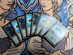8 Island Retro Frame NM/M Dominaria Remastered DMR MTG - Image 1
