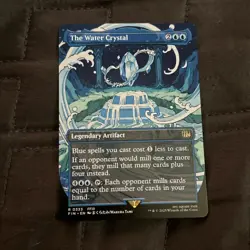 MTG - (Borderless) THE WATER CRYSTAL - Final Fantasy (R) M/NM - Image 1