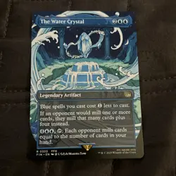 MTG - (Borderless) THE WATER CRYSTAL - Final Fantasy (R) M/NM - Image 2