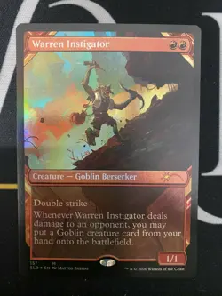 Warren Instigator (FOIL) Showcase - Zendikar Revisted Secret Lair (Magic/MTG) - Image 1