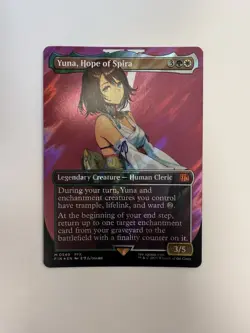 MTG - Yuna, Hope of Spira (Borderless Surge Foil) Final Fantasy #549 - Image 1