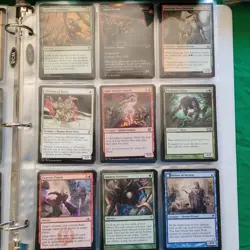 6 Pages of PAUPER Cards Collection in Binder with an extra 1000 Bulk MTG Lot - Image 3