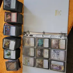 11 Pages of MODERN Cards Collection in Binder with an extra 1000 Bulk MTG Lot - Image 5