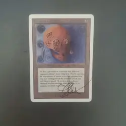 MTG Illusionary Mask 2nd Ed English Signed Magic The Gathering Card - Image 1