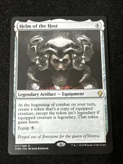 Helm of the Host Dominaria Regular Rare 217/269 DOM NM MTG Magic The Gathering - Image 1