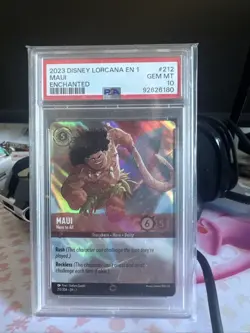 Lorcana Maui hero to all enchanted PSA 10 - Image 1