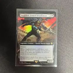 x1 Siegfried, Famed Swordsman - Foil - Extended Art R MTG Commander: Final Fanta - Image 1
