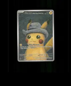 Unofficial Custom Pikachu Card Pikachu Card READ DESCRIPTION BELOW - Image 1