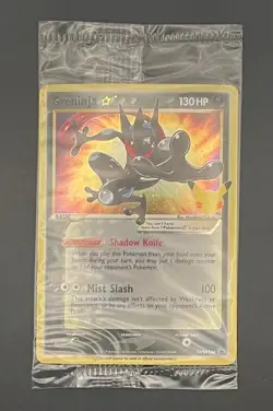 Pokemon Card Greninja Star SWSH144 Black Star Promo - Sealed - Image 1