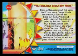 Pokemon Card The Mandarin Island Miss Match OR16 Orange Islands Topps Holo Foil - Image 2