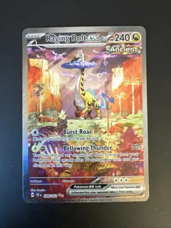Pokemon TCG Raging Bolt EX Temporal Forces 208/162 Special Illustration - Image 1