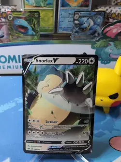 Snorlax V 141/202 Sword and Shield Ultra Rare Pokemon TCG NM - Image 1