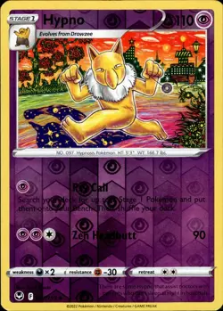 🌌Pokemon - Hypno - Reverse Holo - 061/195 - Silver Tempest (NM)🌌 - Image 1