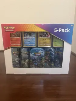 Pokemon TCG Sinnoh Stars Mini Tin 5 Pack Costco Exclusive Brand New Sealed! 820650851582 - Image 1