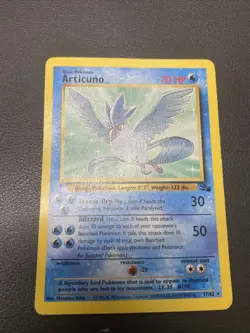 Pokemon TCG Articuno Fossil 17/62 Regular 1999-2000 Wizards Base Set... - Image 1