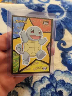 Squirtle - Sticker/Puzzle Card - LP - Topps Pokemon - Image 1