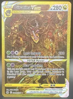 Pokemon TCG Giratina V Star GG69/GG70 Secret Crown Zenith English NM Card - Image 2