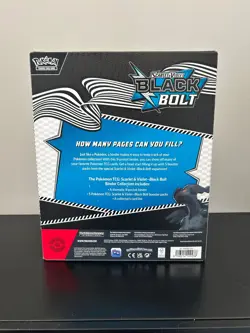 *Sealed SV: Black Bolt Binder Collection* Pokemon - Image 2