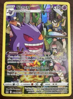 Gengar TG06/TG30 Pokemon TCG Lost Origin Trainer Gallery Damaged Please Read Des - Image 1