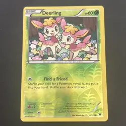 Deerling 8/124 Reverse Holo Common XY: Fates Collide Pokemon TCG LP 2016 - Image 1