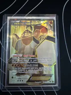 Regirock EX 43a/124 Alt Art XY Premium Trainer Collection Promo Pokemon Card - Image 1