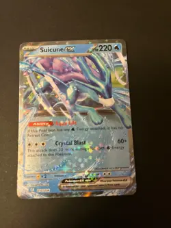 Pokemon Suicune ex 010/034 Trading Card Game Classic Holo Trading Card TCG - Image 1