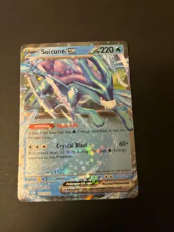 Pokemon Suicune ex 010/034 Trading Card Game Classic Holo Trading Card TCG - Image 2