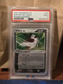 Pokemon 2007 EX Power Keepers 97/108 Holo Rare Shiftry ex PSA 9 Mint - Image 1