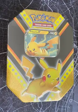 POKEMON V POWER TIN PIKACHU BRAND NEW 2021 FALL 12 TINS - SEALED - Image 2