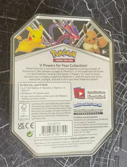 POKEMON V POWER TIN PIKACHU BRAND NEW 2021 FALL 12 TINS - SEALED - Image 5