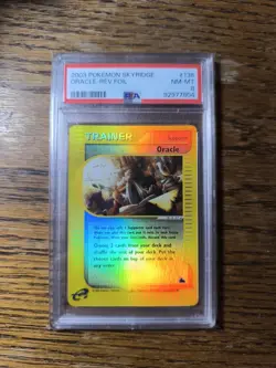 PSA 8 NM Oracle REVERSE HOLO 138 2003 Skyridge WOTC Pokemon Card - Image 1