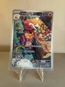 Fuecoco 201/193 Crocalor 202/193 Skeledirge ex 258/193 Pokemon NM Paldea Evolved - Image 5