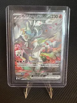 Pack Fresh Reshiram ex 166/086 Sv: White Flare Holo Pokemon TCG - Image 1