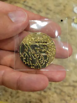 Pokemon TCG Charizard Ultra Premium Collection UPC Metal Gold Coin - Image 1