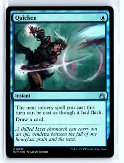 FOIL Quicken 57 Ravnica Remastered Uncommon - MTG Magic the Gathering Card - Image 1