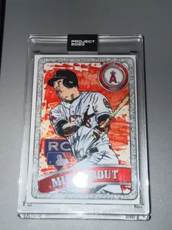 Mike Trout Angels #100 Topps Project 2020 Card M/NM - Image 1
