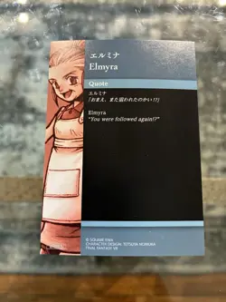 Elmyra Final Fantasy VII Art Museum Card TCG Japanese Square Enix2-085 - Image 2