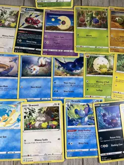 Bounsweet Reverse Holo 14/189 Sword & Shield Darkness Ablaze Pokemon Card Lot - Image 3