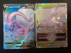 Hisuian Goodra VSTAR 136/196 V 187/196(Full Art) - Lost Origin - NM - 2 Card Set - Image 1