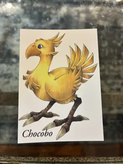 Chocobo FINAL FANTASY VII Anniversary Art Museum Card 2-087 Japanese GAME JAPAN - Image 1