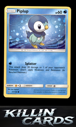 Piplup (31) 31/156 Pokemon Common SM - Ultra Prism Card NM - Image 1