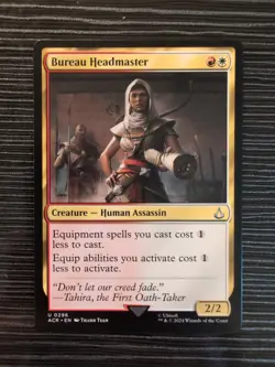 MTG Universes Beyond: Assassin's Creed Bureau Headmaster #296 Regular Card - Image 1