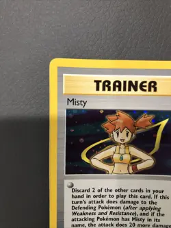 Pokemon Misty Gym Heros Unlimited Trainer Card 18/132 Holo EX - Image 4